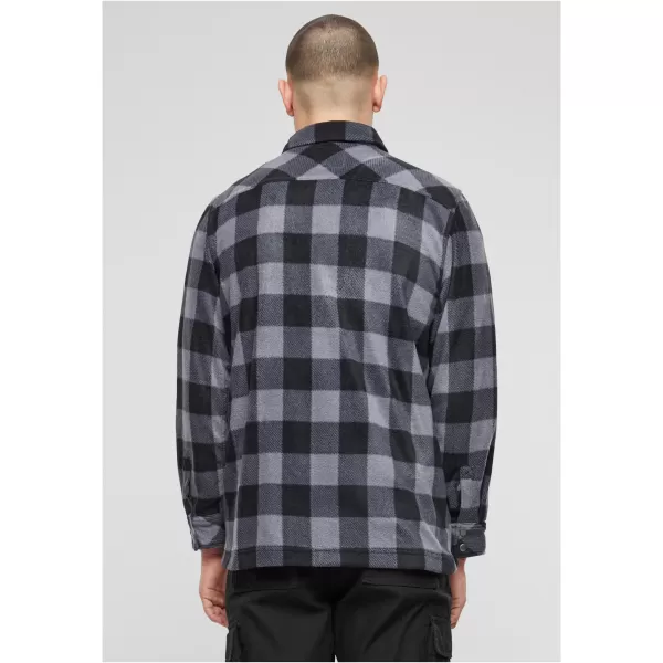  Hemd BRANDIT BD9720 SCHWARZ/GRAU 