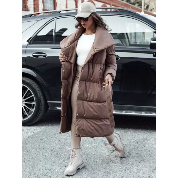  Damenmantel DSTREET FAVI CARAMEL Dstreet1 