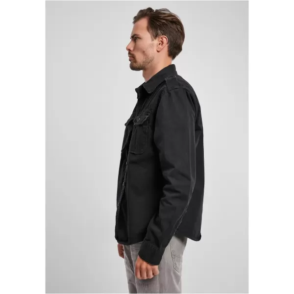  Hemd BRANDIT VINTAGE BD9373 SCHWARZ 