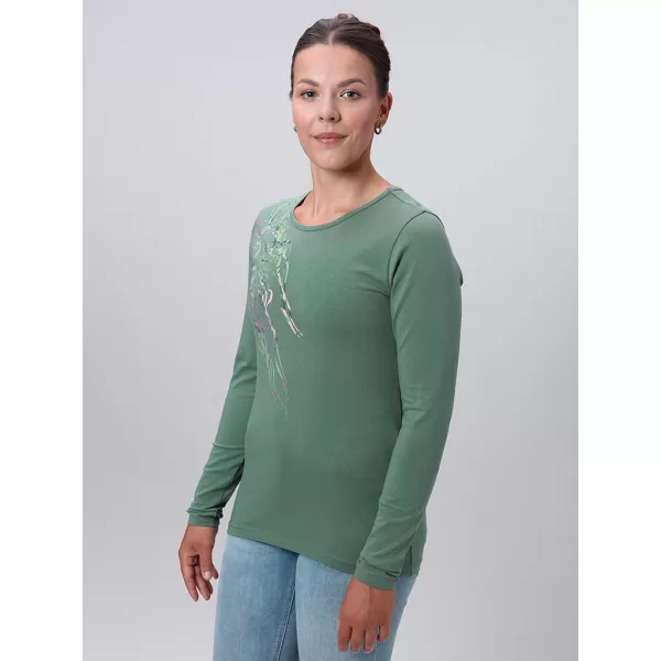  Damen-T-Shirt LOAP ABMORA GRÜN 