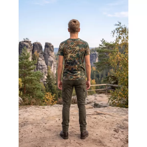  T -Shirt BRANDIT T BD6017 FLECKTARN 