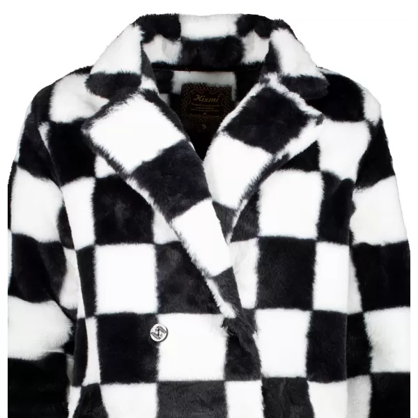  Damen-Sweatshirt KIXMI TESA SCHWARZ-WEISS 