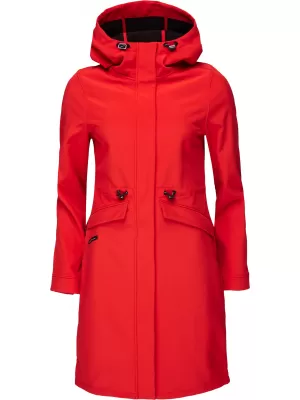 Softshell-Mantel für Damen LOAP LUNARA ROT