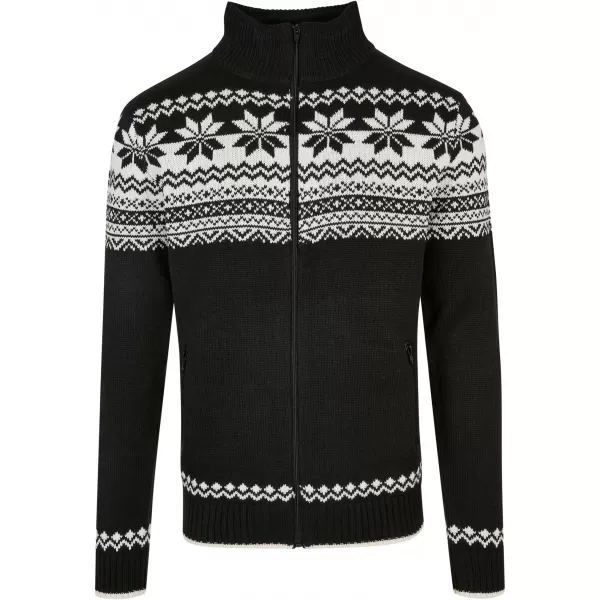  Herren -Sweatshirt BRANDIT CARDIGAN NORWEGER BD5030 SCHWARZ 