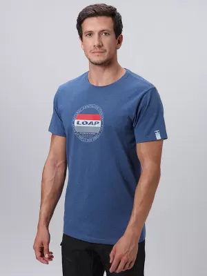 Herren-T-Shirt LOAP BOJAR BLAU