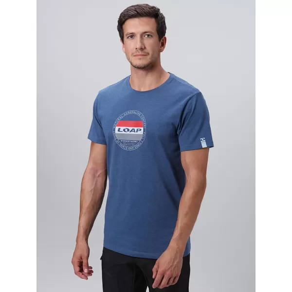  Herren-T-Shirt LOAP BOJAR BLAU 
