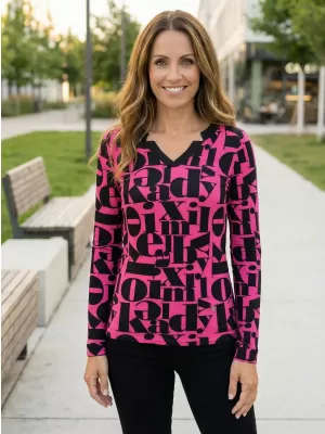 Damen-T-Shirt KIXMI TAFFY ROSA