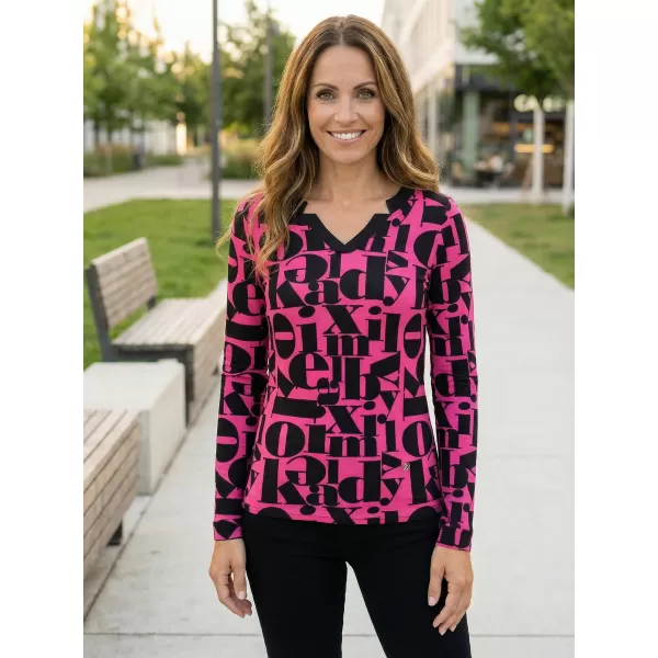  Damen-T-Shirt KIXMI TAFFY ROSA 