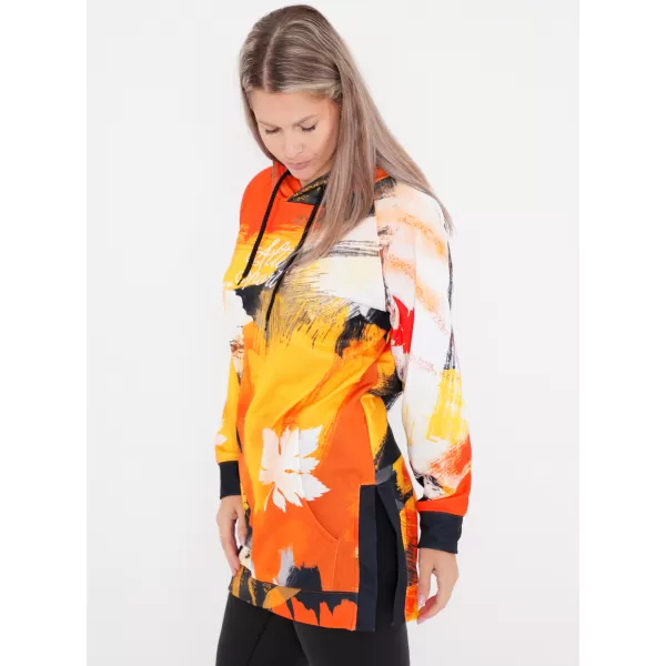  Funktionelles erweitertes Damen-Sweatshirt Premium ALTISPORT VOJ/ALW019MI03 ORANGE 