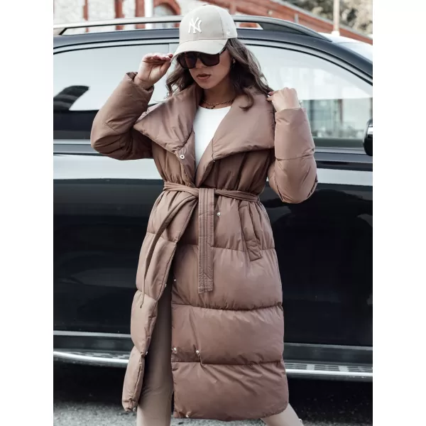  Damenmantel DSTREET FAVI CARAMEL Dstreet1 