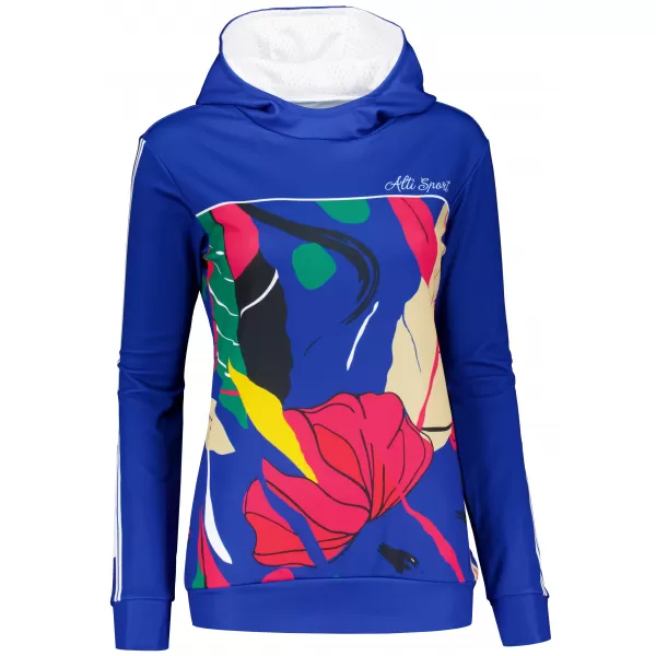  Funktionaler Sweatshirt -Prämie von Frauen ALTISPORT VOJ/ALW042MI01 BLAU 