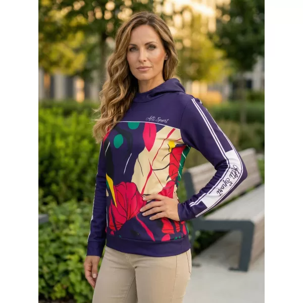  Funktionaler Sweatshirt -Prämie von Frauen ALTISPORT VOJ/ALW042MI01 MEERESBLAU 