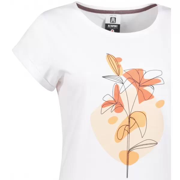  Frauen erweitert t -Shirt/Kleid ALTISPORT ALW187178 WEIß 