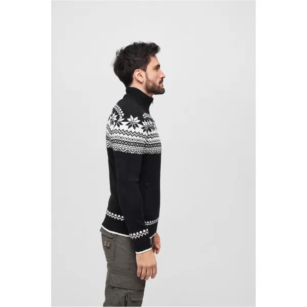  Herren -Sweatshirt BRANDIT CARDIGAN NORWEGER BD5030 SCHWARZ 