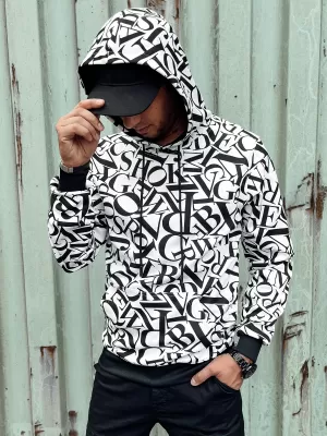 Herren -Sweatshirt DSTREET WEIß/SCHWARZ