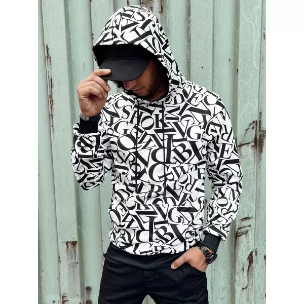  Herren -Sweatshirt DSTREET WEIß/SCHWARZ 