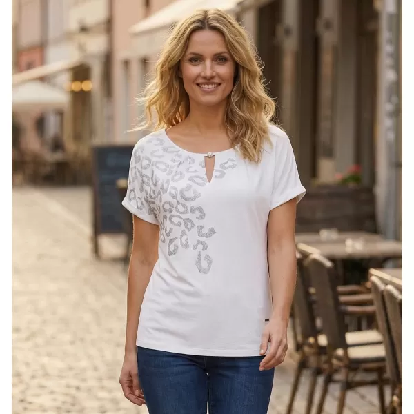  Damen-T-Shirt ALTISPORT DAFFY WEIß 