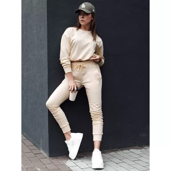  Damen Sweatshirt DSTREET CASUALVIBE BEIGE 