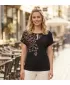 Damen-T-Shirt ALTISPORT DAFFY SCHWARZ