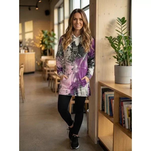  Funktionelles erweitertes Damen-Sweatshirt Premium ALTISPORT VOJ/ALW016MI03 LILA 