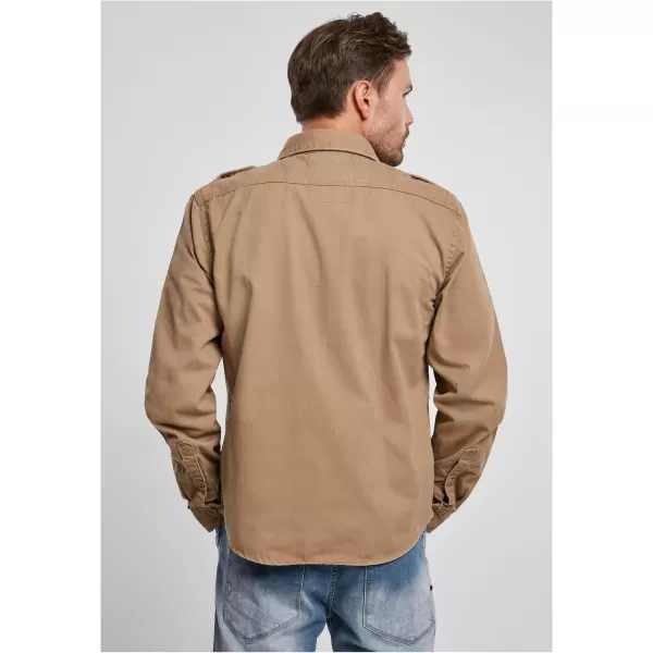  Hemd BRANDIT VINTAGE BD9373 KAMEL 