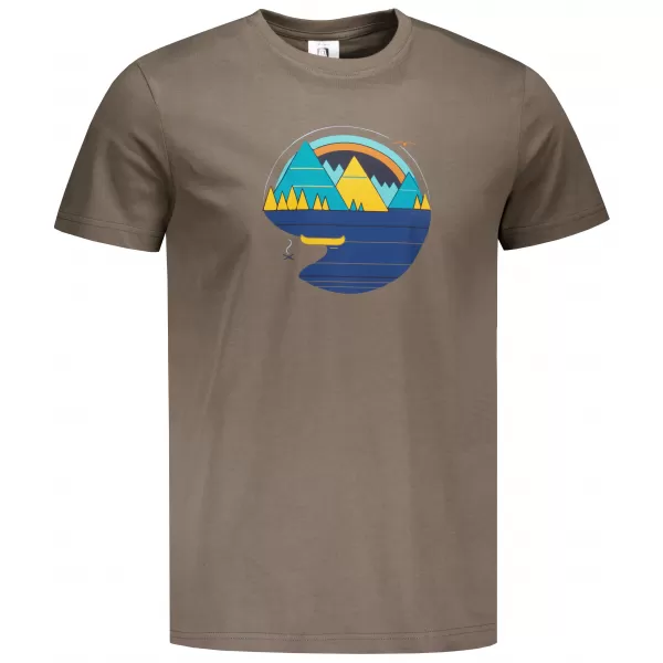  Herren-T-Shirt ALTISPORT ALM186129 DUNKLER SCHIEFER 