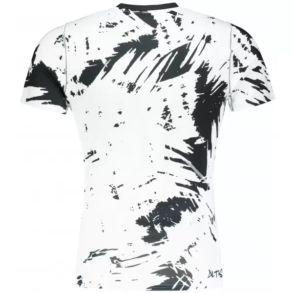  Herren Funktions-Kompressionsshirt mit kurzen Ärmeln Premium ALTISPORT VOJ/ALM036TR04 ABSTRAKTION 