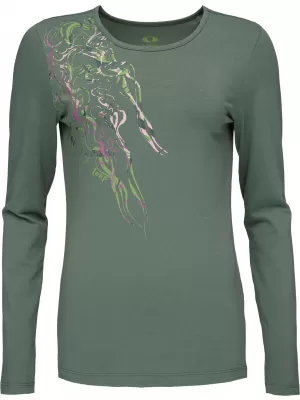 Damen-T-Shirt LOAP ABMORA GRÜN