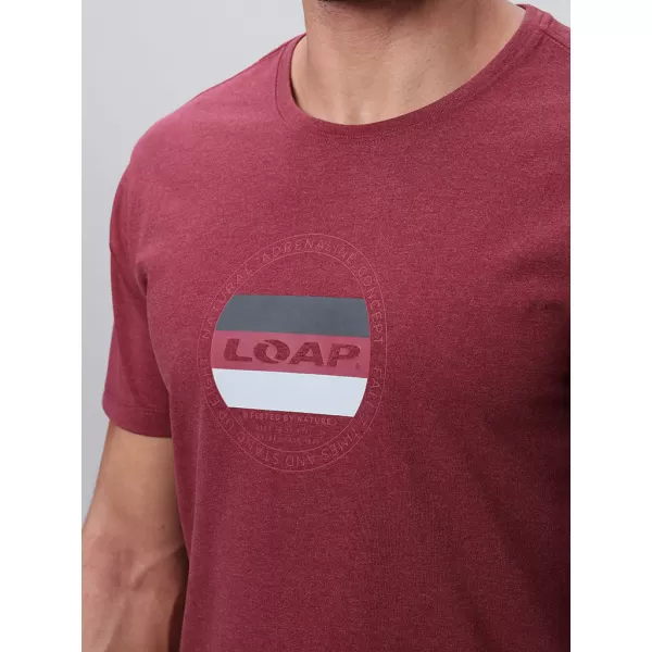  Herren-T-Shirt LOAP BOJAR ROT 