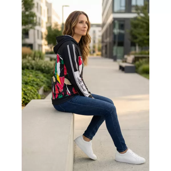  Funktionaler Sweatshirt -Prämie von Frauen ALTISPORT VOJ/ALW042MI01 SCHWARZ 