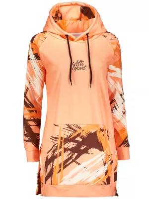 Funktionelles erweitertes Damen-Sweatshirt Premium ALTISPORT VOJ/ALW039MI03 ORANGE