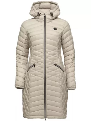 Damenmantel LOAP JEMINA BEIGE