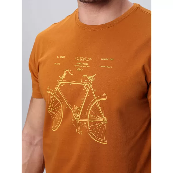  Herren-T-Shirt LOAP BREDAR BEIGE 