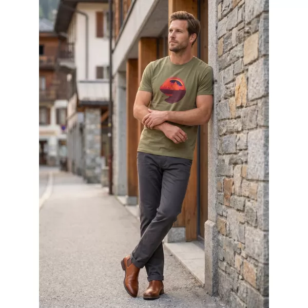  Herren-T-Shirt ALTISPORT ALM186129 KHAKI 