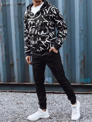Herren -Sweatshirt DSTREET BX5809 SCHWARZ