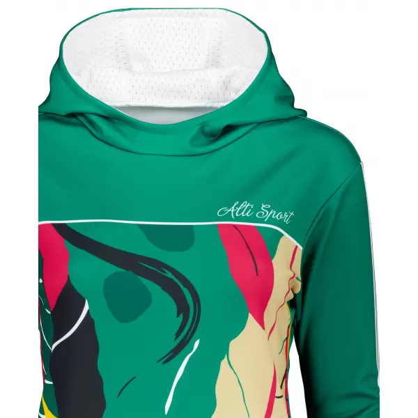  Funktionaler Sweatshirt -Prämie von Frauen ALTISPORT VOJ/ALW042MI01 GRÜN 