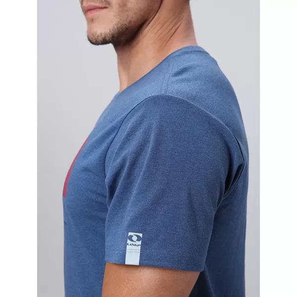  Herren-T-Shirt LOAP BOHEM BLAU 