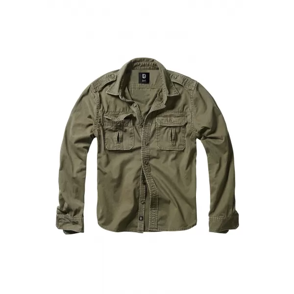  Hemd BRANDIT VINTAGE BD9373 OLIVE 