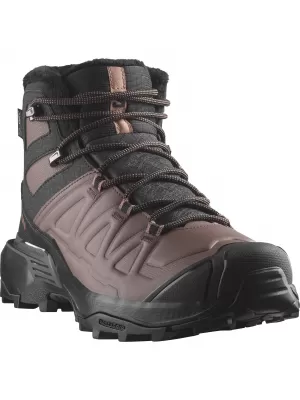 Damenschuhe SALOMON X ULTRA SNOWPILOT WP W L47585800 SCHWARZ/PFEFFERKORN/COGNAC