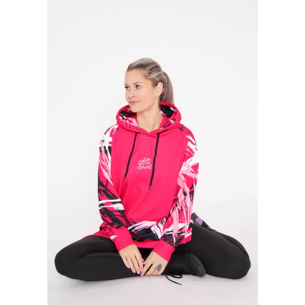  Funktionelles erweitertes Damen-Sweatshirt Premium ALTISPORT VOJ/ALW039MI03 VIVA MAGENTA 