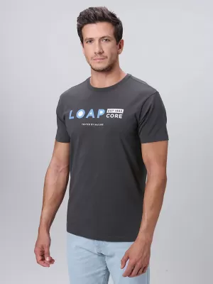 Herren-T-Shirt LOAP ALHON DUNKELGRAU