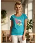 T -Shirt ALTISPORT ALW185120 DUNKLE TÜRKIS