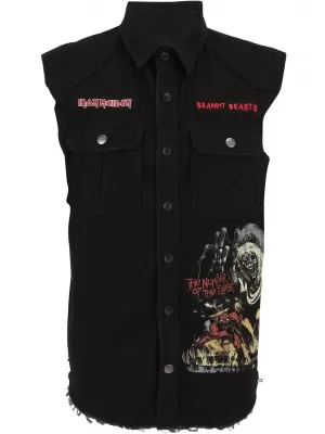 Hemd BRANDIT IRON MAIDEN BD61043 SCHWARZ