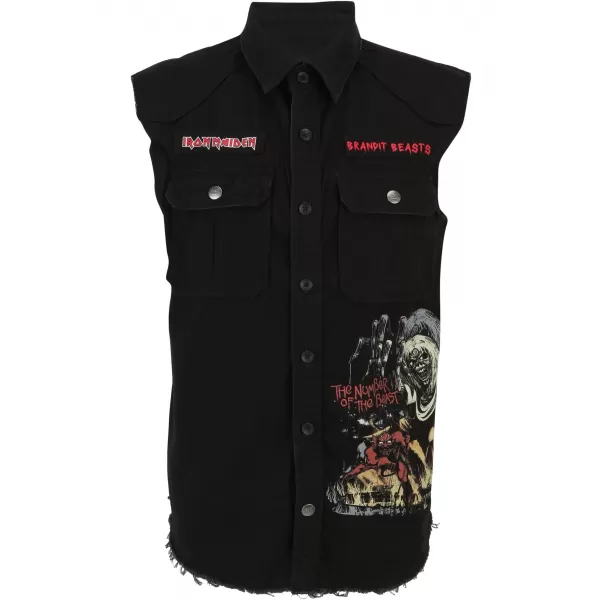  Hemd BRANDIT IRON MAIDEN BD61043 SCHWARZ 
