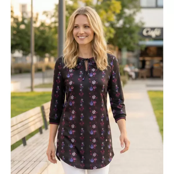  Damen-T-Shirt KIXMI TRISHA SCHWARZ 