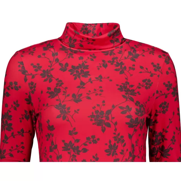  Rollkragenpullover für Damen ALTISPORT DAELIA ROT 