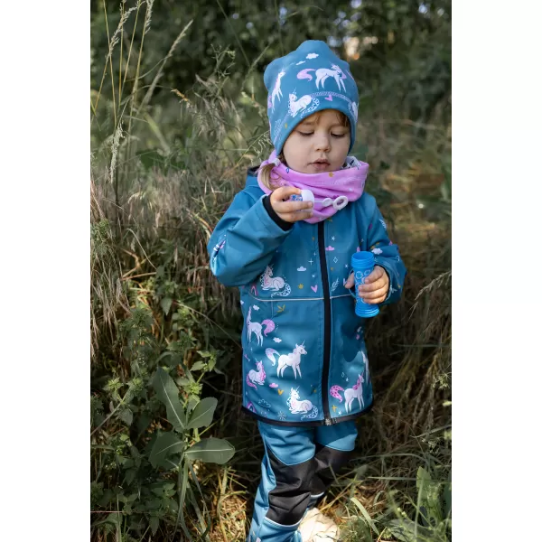  Fleecemütze für Kinder WAMU JEDNOROŽCI BLAU 