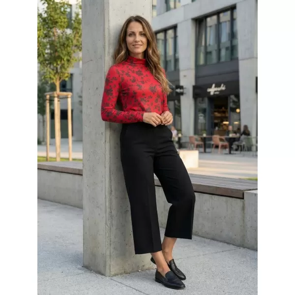  Rollkragenpullover für Damen ALTISPORT DAELIA ROT 