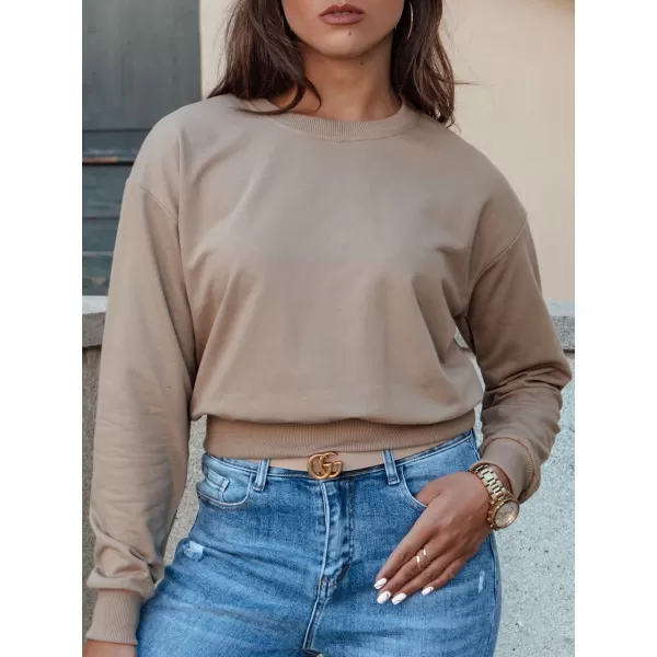  Damen Sweatshirt DSTREET KARAMELL 