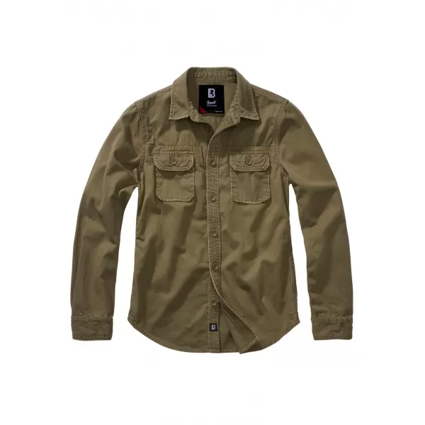  Hemd BRANDIT BD9618 OLIVE 
